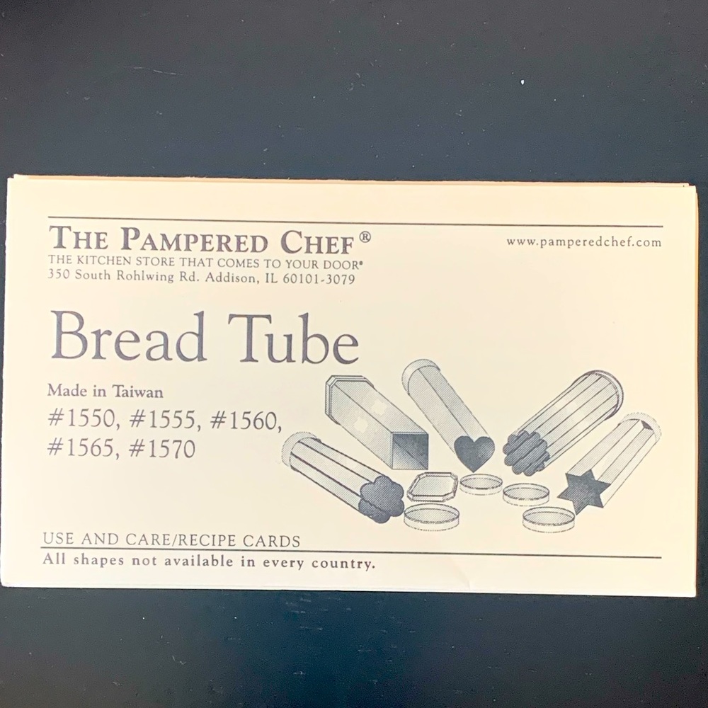 The Pampered Chef Bread Tube Heart #1560 - Picture 7 of 7